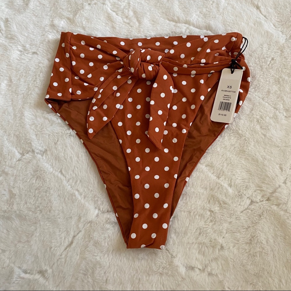 Onia WeWoreWhat Como Rivera Dot Bikini Bottom